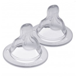 Tétine silicone débit 3 rapide x2