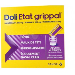 DOLI ETAT GRIPPAL 8 SACHETS