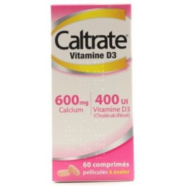 CALTRATE VIT D3 600CPR PEL  60