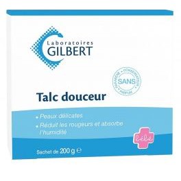 GILBERT TALC DOUCEUR SAC 200G GILBERT TALC DOUCEUR SAC 200G