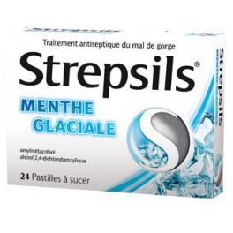 STREPSILS 24 PASTILLES MENTHE GLACIALE