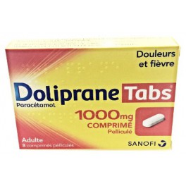 DOLIPRANETABS 1000MG  BT 8