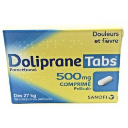 DOLIPRANETABS 500MG CPR 16 DOLIPRANETABS 500MG CPR 16