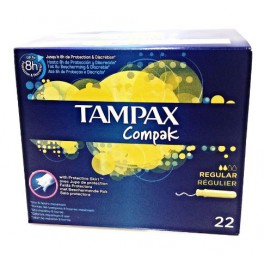 TAMPAX COMPAK REGULIER Tampon périodique avec applicateur