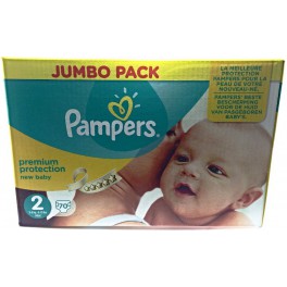 PAMPERS JUMBO TAILLE 2 PAR 74 COUCHES