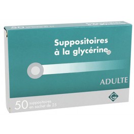 GILBERT, 50 suppositoires glycérine adultes