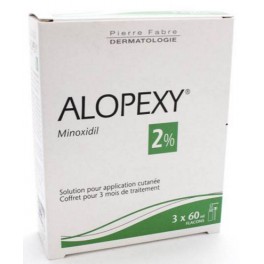 ALOPEXY 2%, solution locale, 3 flacons 60ML