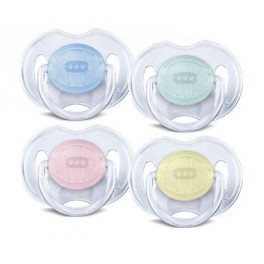 AVENT 2 SUCETTES EN SILICONE TRANSPARENTES 0-6MOIS (2 MODELES) AVENT 2 SUCETTES EN SILICONE TRANSPARENTES 0-6MOIS (2 MODELES)