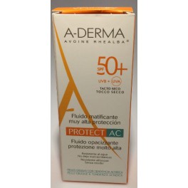 ADERMA PROTECT-AC SPF50+ Fluide matifiant 40ml