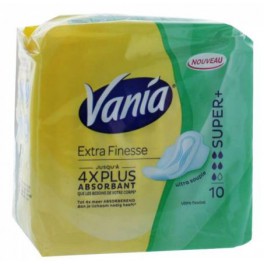 VANIA SERVIETTES EXTRA FINESSE SUPER+  10