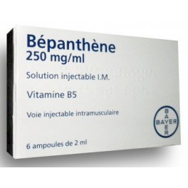 BEPANTHENE 500MG/ML SOLUTION INTRAMUSCULAIRE INJECTABLE BEPANTHENE 500MG/ML SOLUTION INTRAMUSCULAIRE INJECTABLE