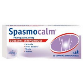 SPASMOCALM 80MG 20 COMPRIMES ORODISPERSIBLES