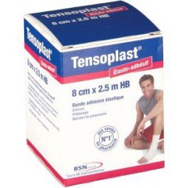 TENSOPLAST BANDE ADHESIVE ELASTIQUE 2M5X  8 T