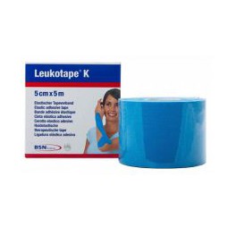 LEUKOTAPE K ROULEAU 5X5 BLEU