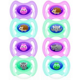 MAM SUCETTE ANATOMIQUE SILICONE ANNEAU NUIT +6 MOIS LOT DE 2