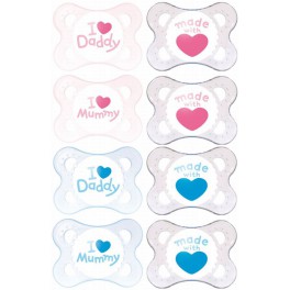 MAM SUCETTE COEUR 2EME ÂGE SILICONE LOT DE 2 MAM SUCETTE COEUR 2EME ÂGE SILICONE LOT DE 2