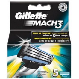 GILLETTE MACH 3 LAMES X5