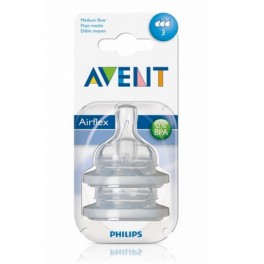 AVENT TETINE SILICONE DEBIT MOYEN 