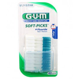 GUM SOFT PICKS634 BATNT INT X40