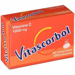 VITASCORBOL BOOST COMPRIMES EFFERVESCENTS ORANGE X20