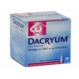 DACRYUM, SOLUTION OPHTALMOLOGIQUE 30 UNIDOSE 5ML