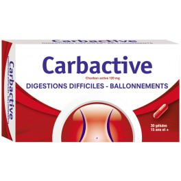 CARBACTIVE 120MG X30 GELULES