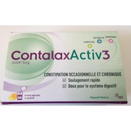 CONTALAX ACTIV 3 Poudre agrumes 14 Sachets