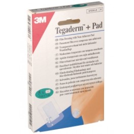 TEGADERM+ PAD PANSEMENTS 5X7CM X10