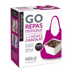 MILICAL GO ECO-RECHARGES PDR CHOCOLAT 4 Sachets