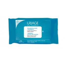 URIAGE EAU MICELLAIRE LINGETTES PEAUX NORMALES A SECHES X25